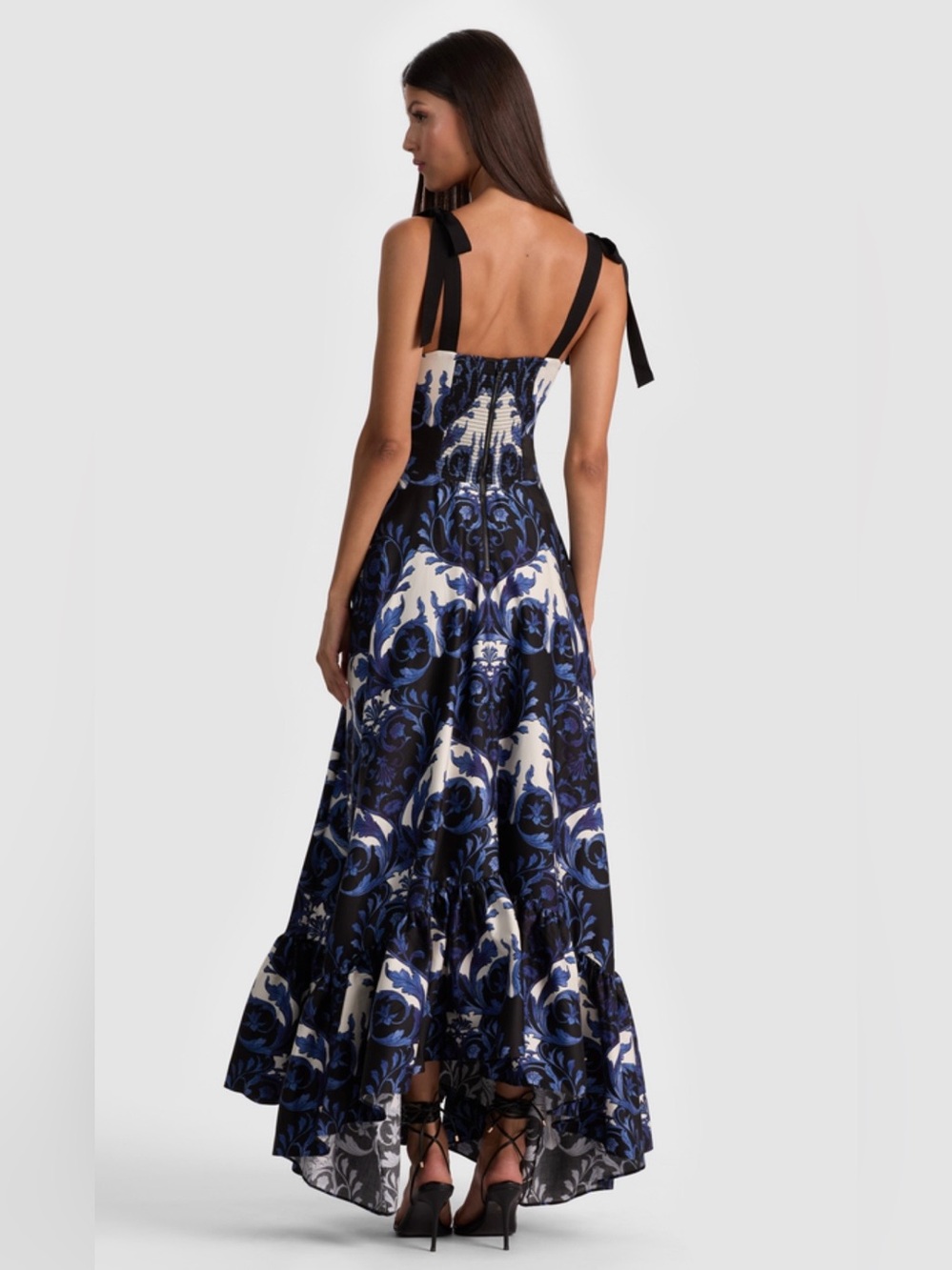 NWT Alice + Olivia Rosalee Maxi Dress - Picture 3 of 9